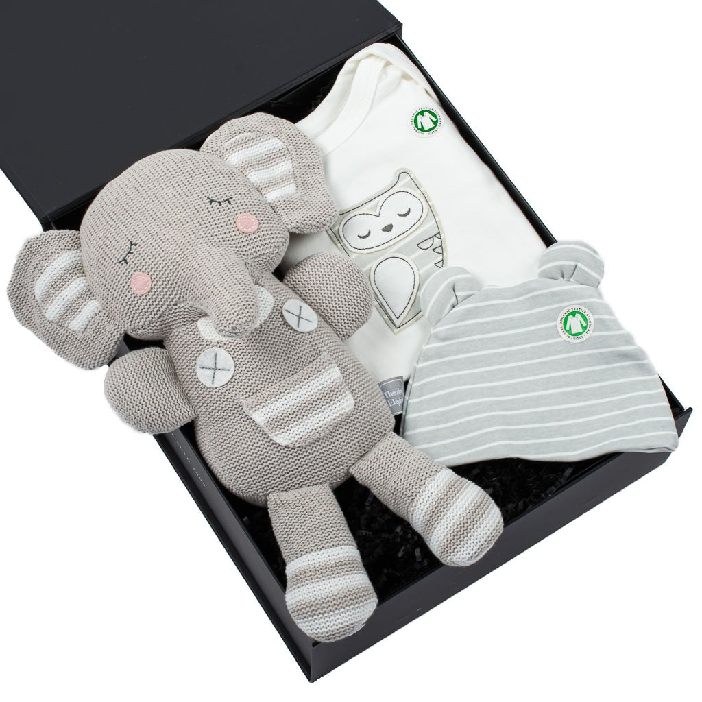 Neutral Gender Elephant Plush Box