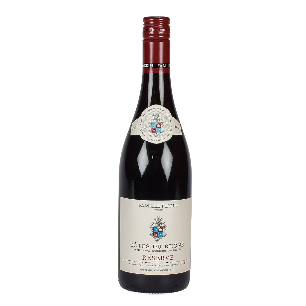 French Red Wine Famille Perrin Reserve Cotes du Rhone
