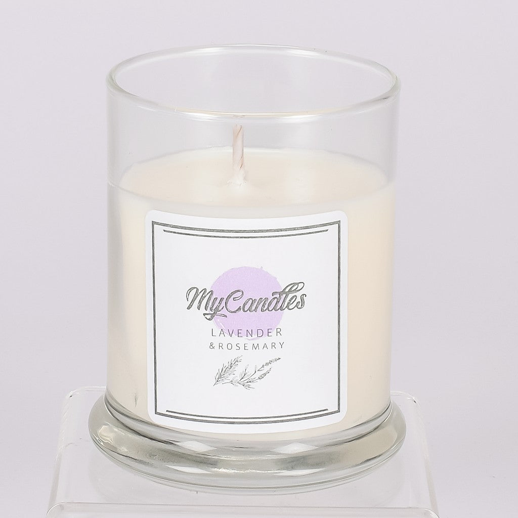 Fragarant Lavender And Rosemary Candle 