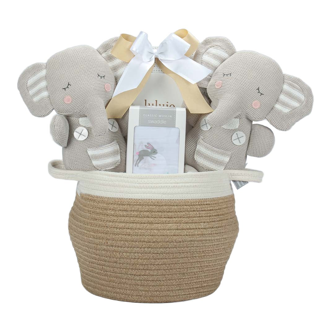 Luxury Twin Elephant Gift 