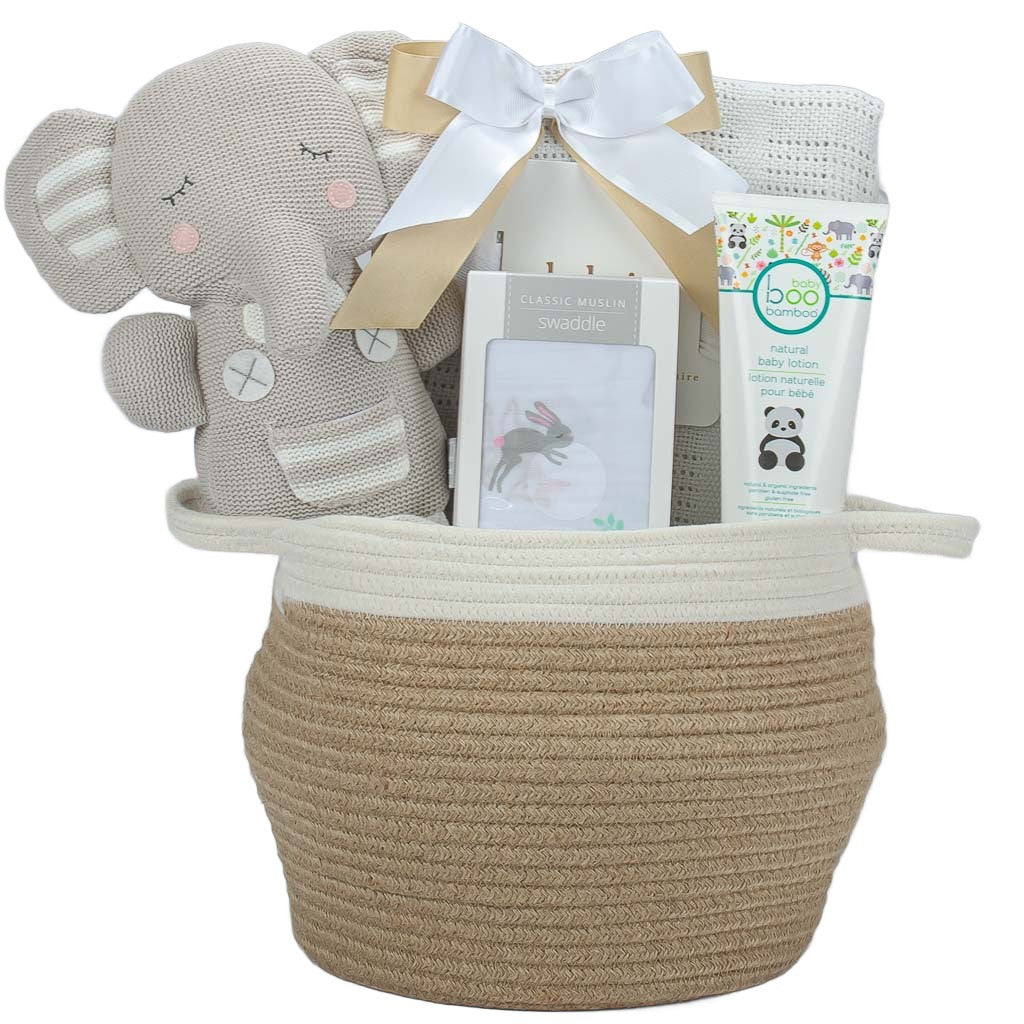 Theodore Elephant Jute Basket