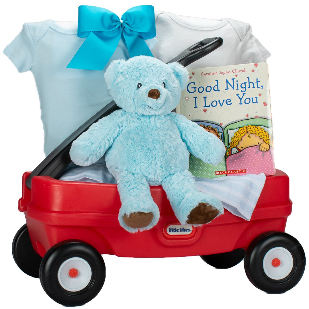 Little Tikes Red Wagon And Blue Teddy