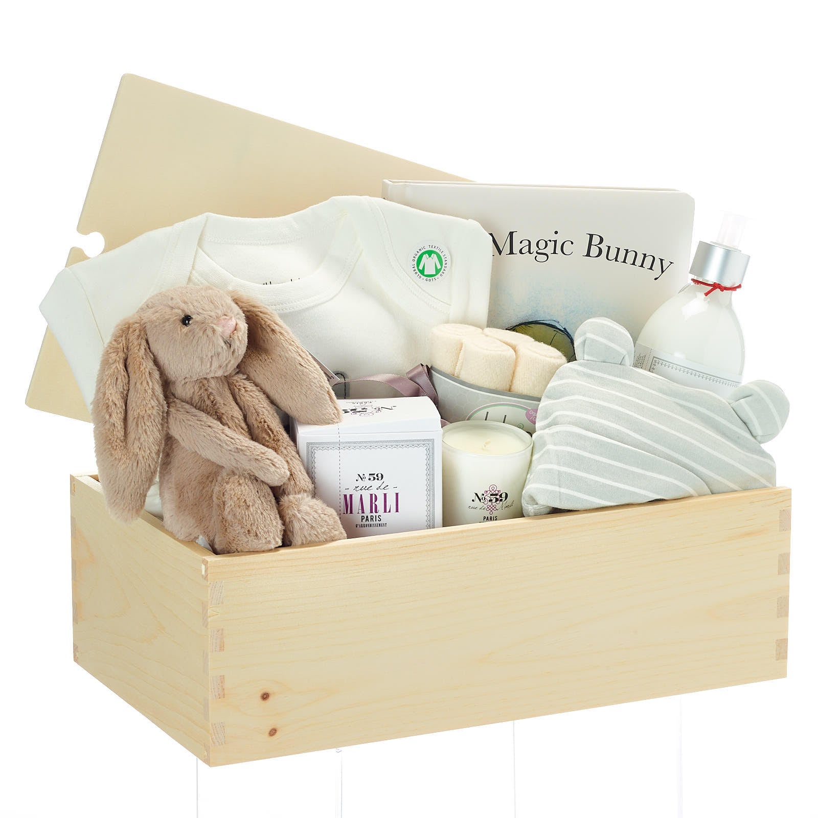 Neutral Basket for Mom and Baby