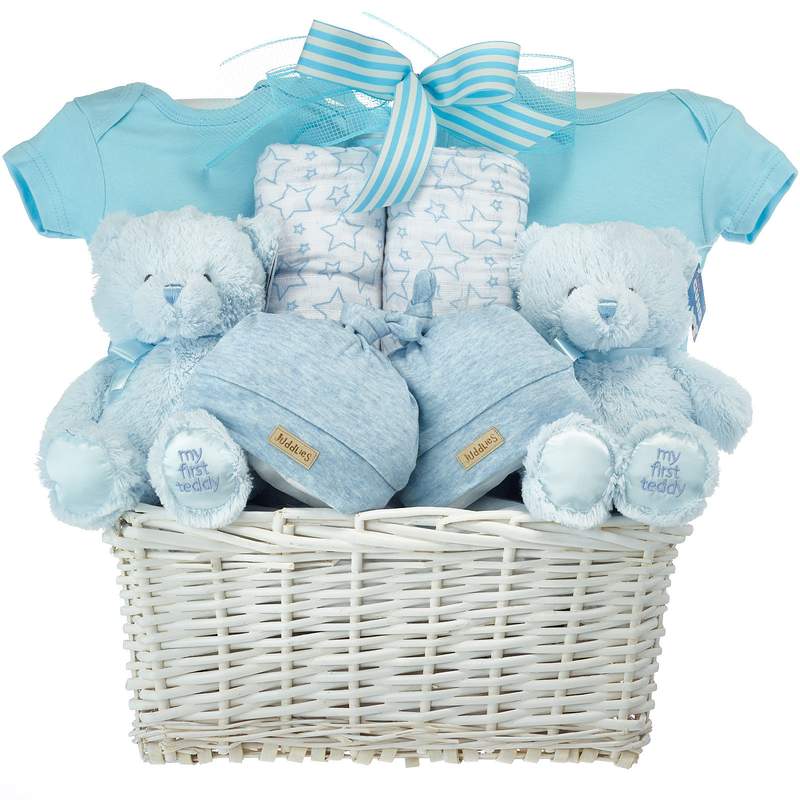 Baby Twin Boys Gift Basket
