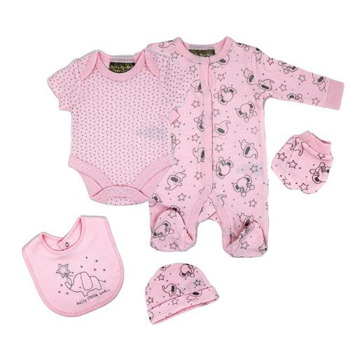 5 Piece Baby Girl Set