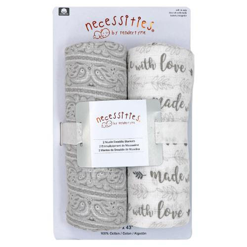 Swaddle Blanket 2 Pack Set